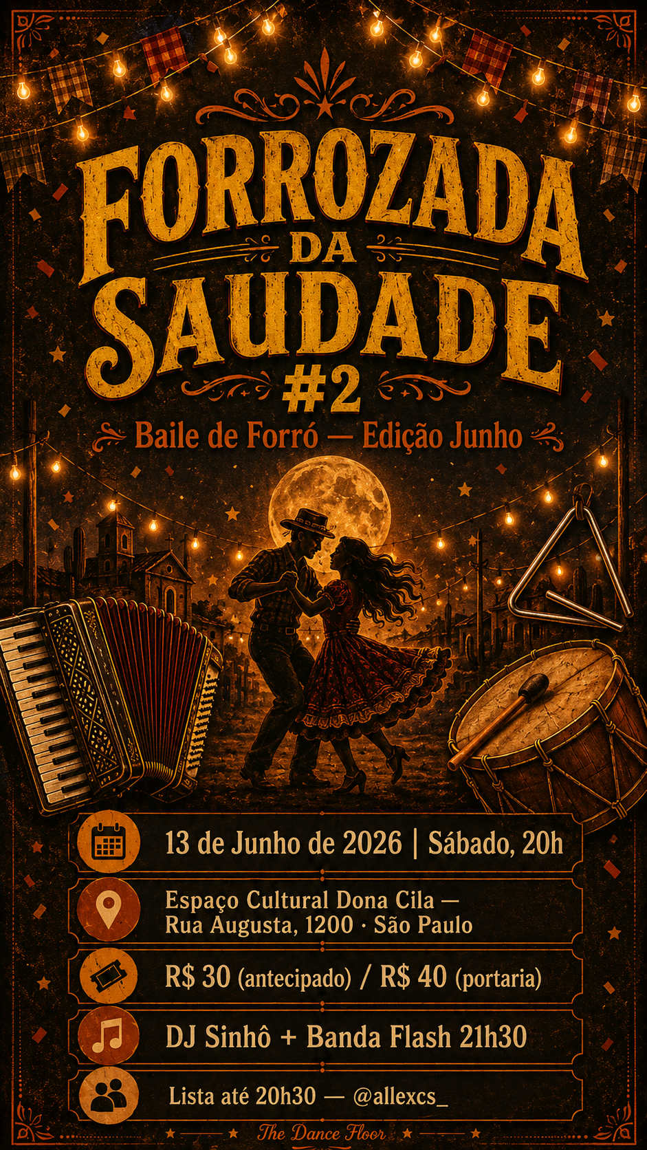 Flyer: Forrozada da Saudade #2