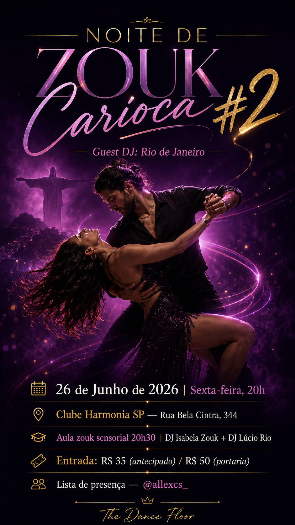 Flyer: Noite de Zouk Carioca #2