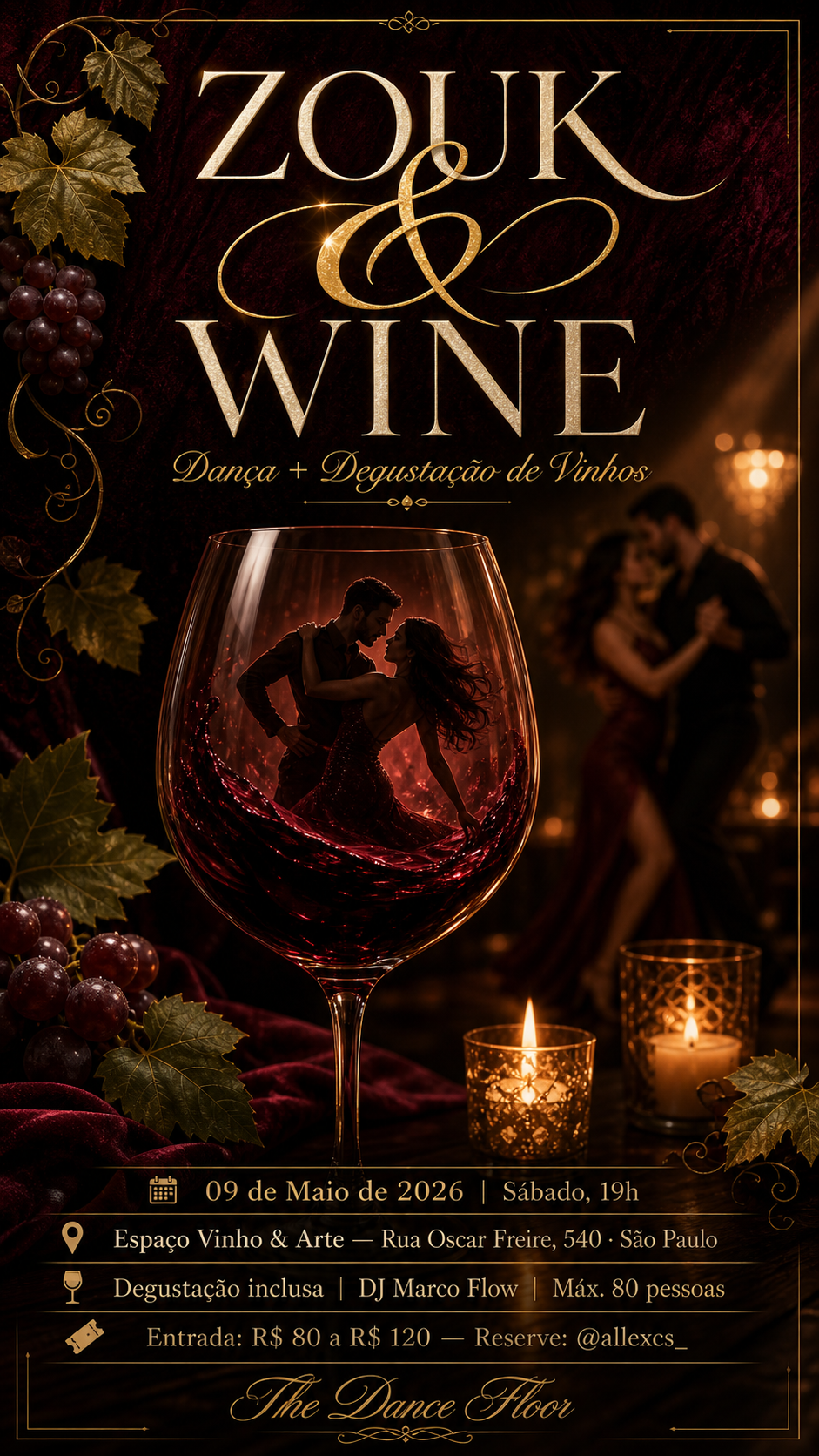 Flyer: Zouk & Wine