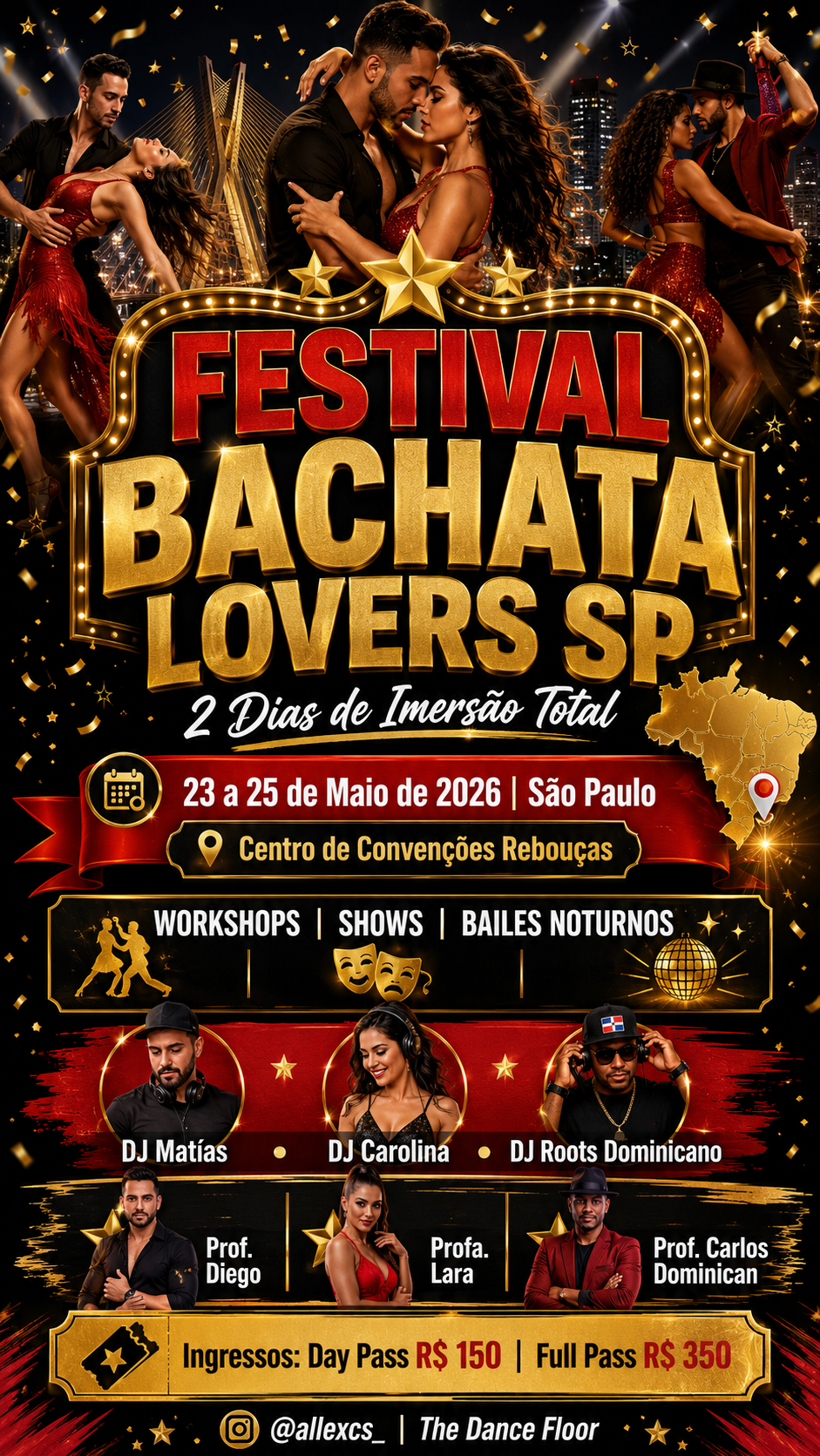 Flyer: Festival Bachata Lovers SP