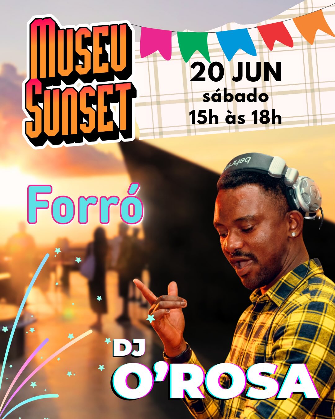 Flyer: Museu Sunset - Forró